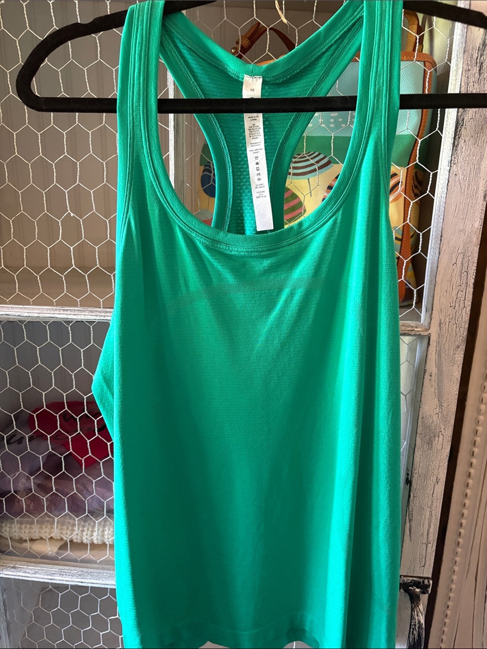 lululemon athletica Teal Racerback Tank Top